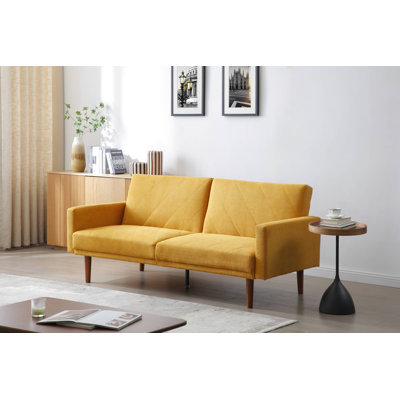 Eveline Queen 204cm Upholstered Convertible Sofa