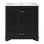 Meuble-lavabo 30 po avec lavabo en céramique-778440125