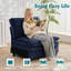 Fauteuil d'appoint rembourré en chenille Moderm-2057792106