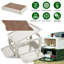 Boîte de rangement pliante pour camping Boîte de rangement pliable Panier de rangement empilable Tablette avec panier à découper Couvercle supérieur 4 portes verrouillables latérales