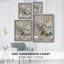 Reproduction encadrée FLORAL Series CCLVII - bois massif-1409854809