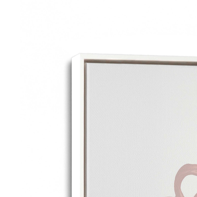 «Key to Love», ensemble de 2 impressions sur toile, H 49 po x l 66 po, Impression encadrée sans passe-partout, Blanc opaque