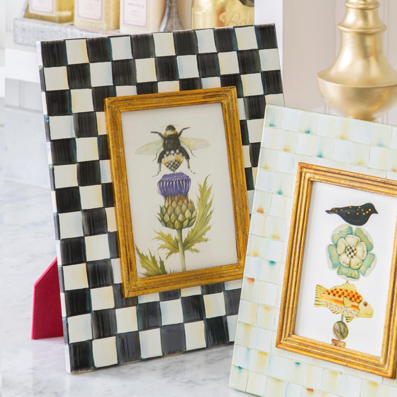 Courtly Check Frame, 5" W x 7" H