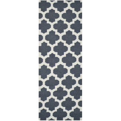 Valenzuela Geometric Wool Hand Woven Area Rug