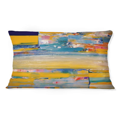 «Every Little Ocean Sunset Abstract Expressionism», reproduction de peinture abstraite