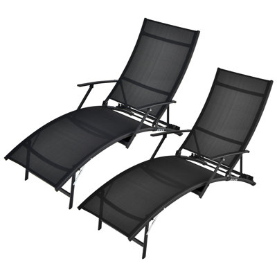 Outdoor Metal Chaise Lounge