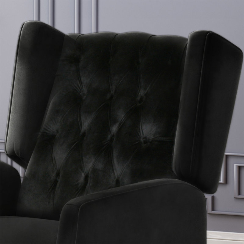 RECLINER, Black Velvet