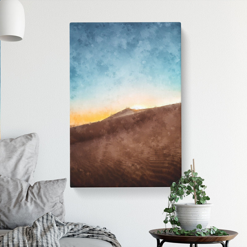 Sand Dunes In Egypt - Wrapped Canvas, 91cm H x 60cm W x 3cm D