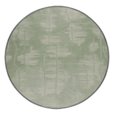 Machine Washable Abstract Brown Area Rug