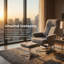 Fauteuil inclinable avec repose-pieds