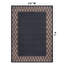 Tapis antidérapant à carreaux en polyester gris ardoise lavable à la machine-1929313423