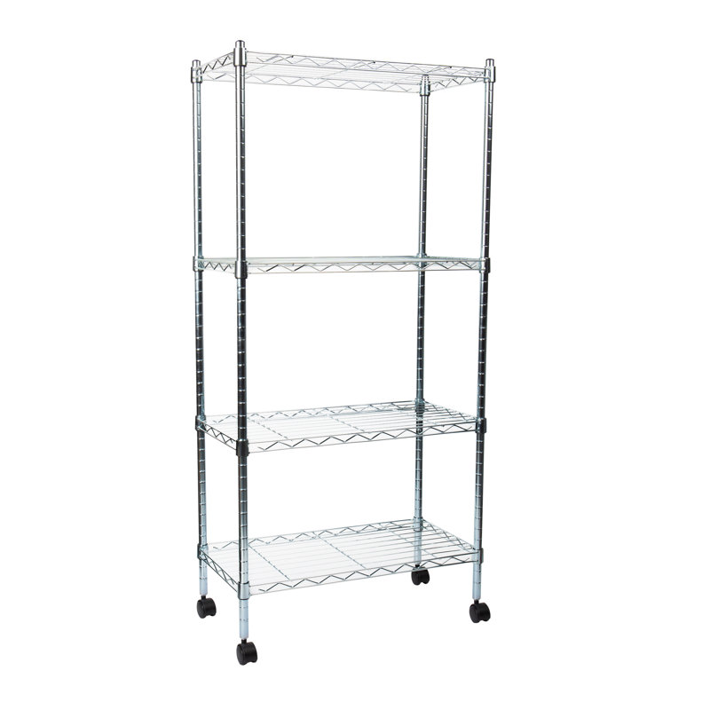 Étagère de rangement à 4 niveaux H 50 po x l 23,25 po x P 13,31 po
