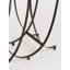 Cockrell Glass Top Cross Legs End Table