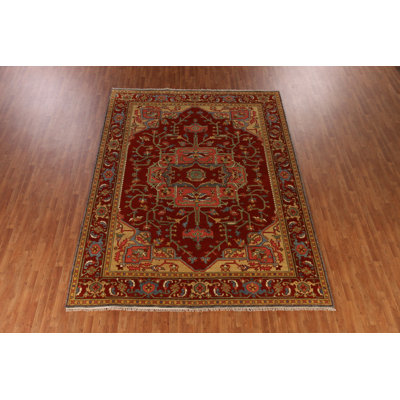 Traditional Indian Area Rug 9x12