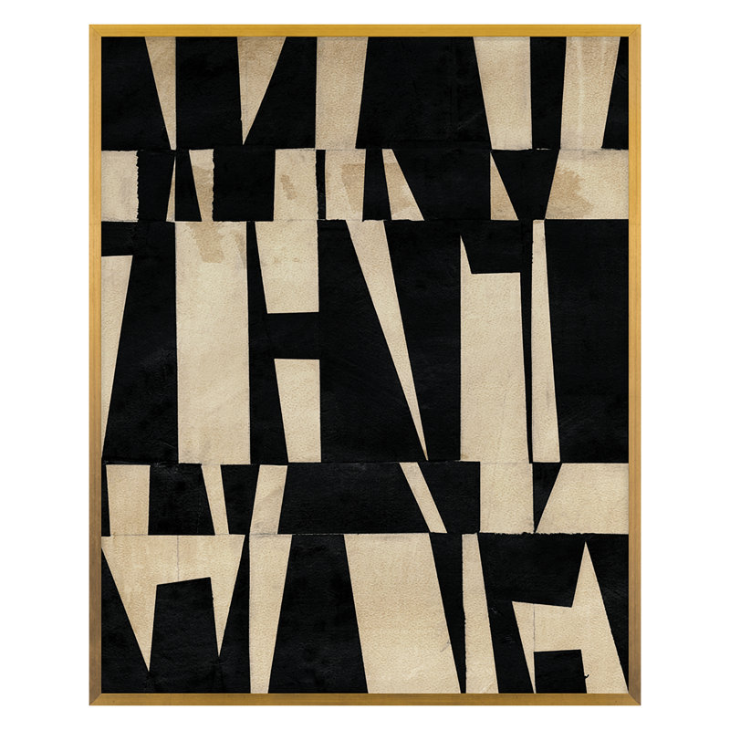 Cosine 4 Print by Susan Gillette, 42" H x 34" W x 1.25" D, Gold