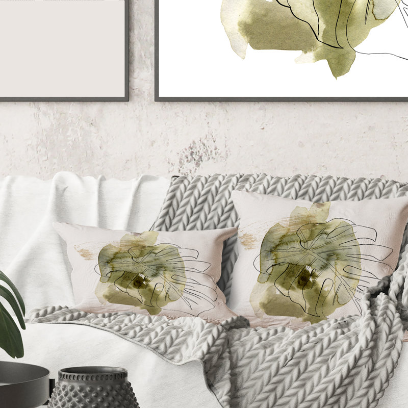 Abstract Throw Pillow