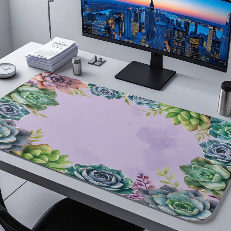 Polyester Desk Pad, 23.6x13.8