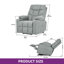 83.1cm Wide Standard Recliner with Massager-1824430372