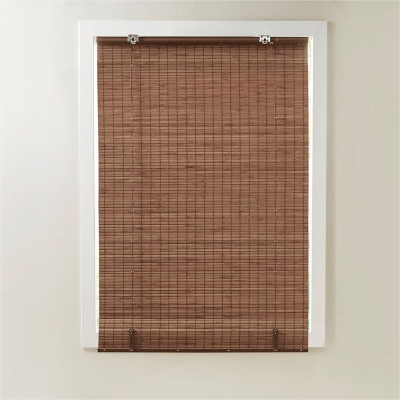 Bamboo Light Filtering Roman Shade 64"L