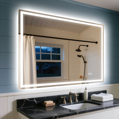 Illuminez votre salle de bain avec notre miroir d'éclairage exquis