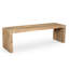 Banc en bois de mangue solide Luray