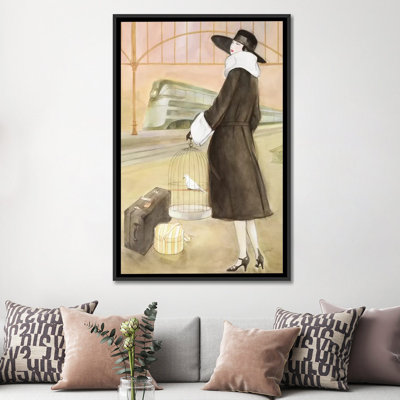 «Vintage Lady II», impression sur toile