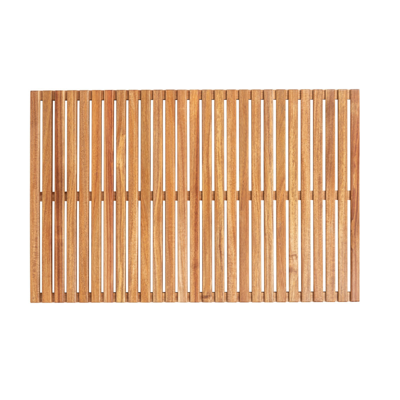 Adairis Acacia Hardwood Non-Slip Bath Mat