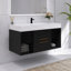 Meuble-lavabo mural 39 po avec lavabo en céramique-570969920