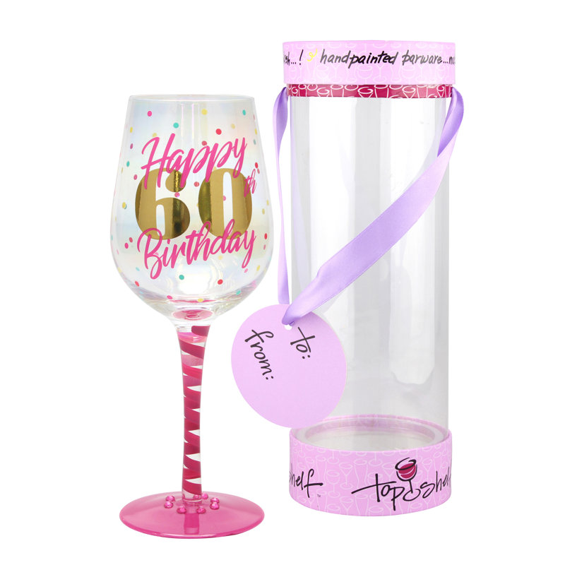 Verre à vin à racine 15 oz. Bouton