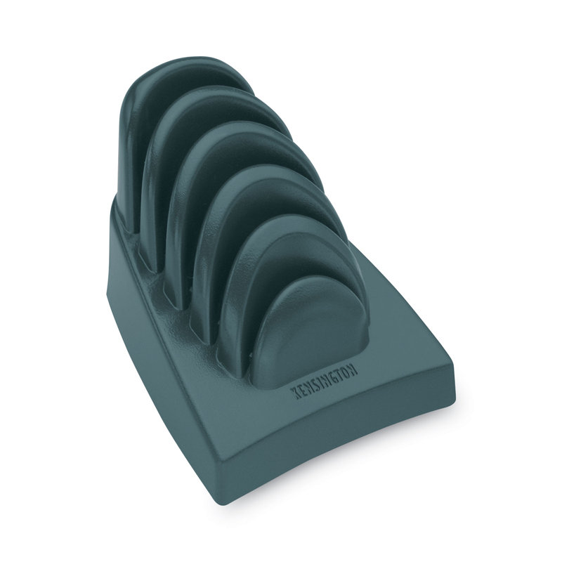 Kensington Blue Plastic Five-Slot Desktop Copy Holder