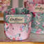 Cath Kidston Set of 2 Floral Reversible Storage Bags - Green/Pink