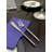 Hammered Stainless Steel 8 Piece Flatware Set, Service for 4