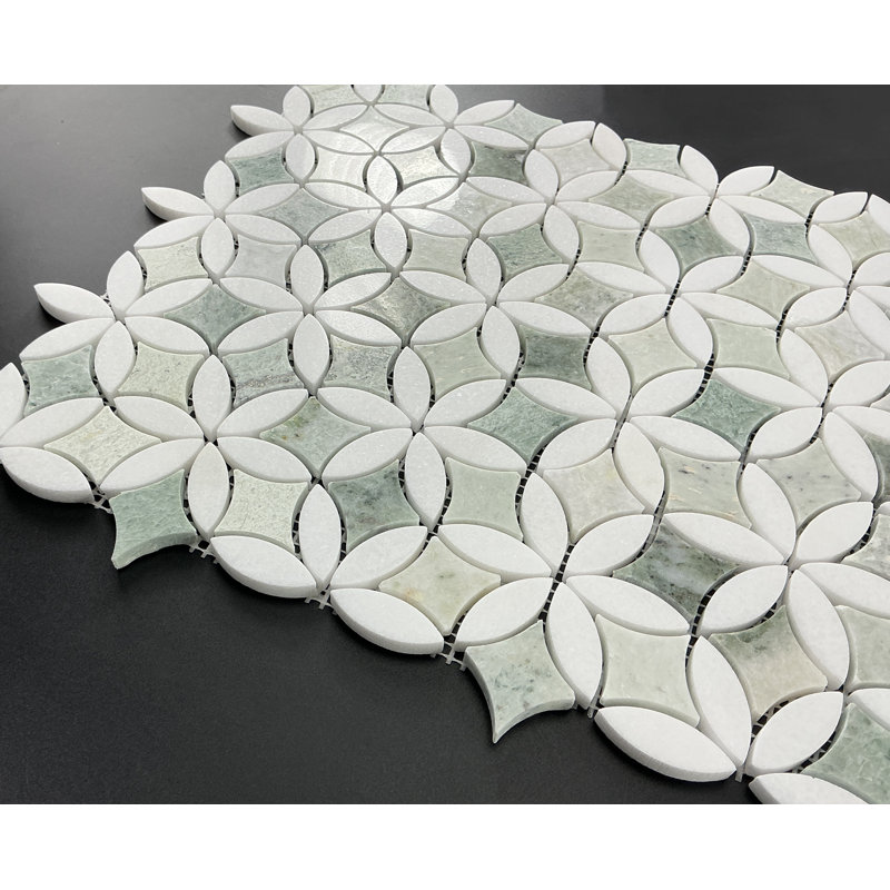 Carreau de mosaïque en marbre Waterjet