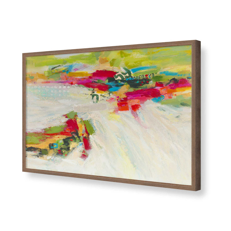 Overview I by Janet Bothne Art Print, 12" H x 18" W, Open Corner Framed Print without Mat Paper, Brown