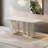 Light luxury rectangular simple dining table