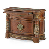 Villa Valencia 1 - Drawer Solid Wood Bachelor's Chest in Brown