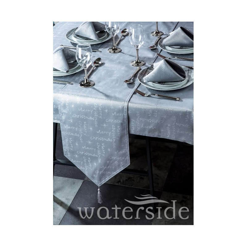 10PC Xmas Words Jacquard Metallic Set