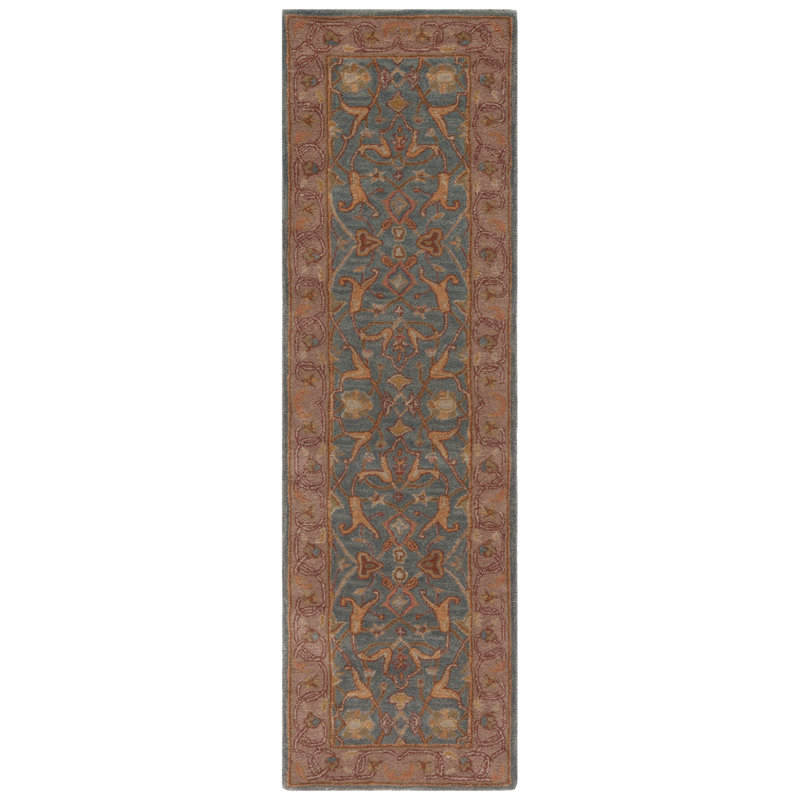 Cranmore Hand Tufted Wool/Cotton/Latex Oriental Rug in Blue/Beige