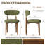 Chaise d'appoint rembourrée en bois massif-133229319-133229321
