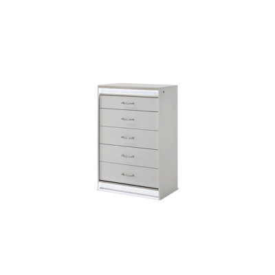 Lashell 5-Drawer Chest with LED Lighting