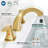 Widespread 2-handle Bathroom Faucet with Drain Assembly-50494408