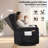 25.6'' W  Swivel Nursery Power Glider Recliner Chair with USB & Type C Ports-2019990011