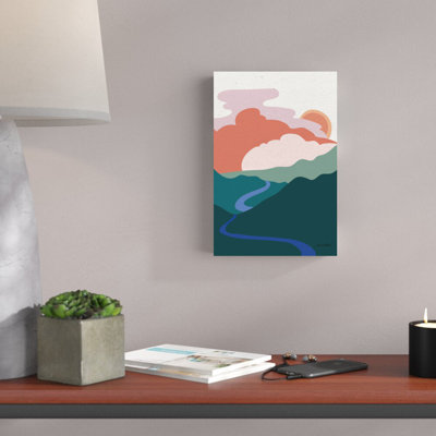 «Hills and Valleyys I Light» par Sara Zieve Miller, reproduction d'art sur toile tendue