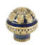 WELLINGTON KNOB; GARNET WITH BURGUNDY CRYSTAL MUSEUM GOLD FINISH-200317234