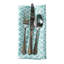 Serviette 20" à imprimé diamond Beedeville