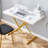 43.3" Modern Convertible Coffee-to-Dining Lift Table with Folding Top and Adjustable Height-1452343616-1452343617