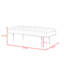 Banc rembourré en velours de 53 po-1239668588-1239668576