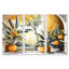 Citrons de la Méditerranée I - impression botanique sur toile encadrée 3 pièces-960501507-960501510