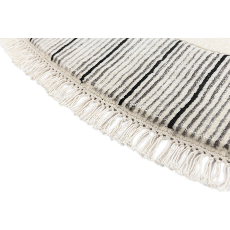 Round Jacinto Beige Rug
