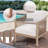 Outdoor 2-peice Solid Wood Chair